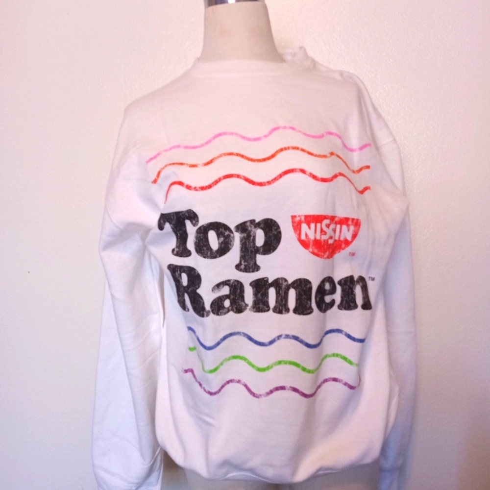 Womans nissin Top Ramen sweatshirt